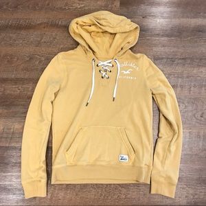 Hollister Hoodie with Ties size Small